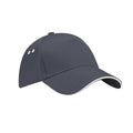 Bleu marine-Rouge - Pack Shot - Beechfield - Casquette 100% coton - Adulte unisexe