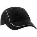 Noir - Front - Beechfield - Casquette de baseball - Adulte unisexe