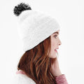 Blanc-noir - Back - Beechfield - Bonnet SNOWSTAR - Fille