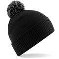 Noir - Front - Beechfield - Bonnet SNOWSTAR - Fille