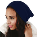 Bleu marine - Side - Beechfield - Bonnet - Adulte unisexe