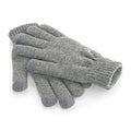 Gris - Front - Beechfield - Gants compatibles smartphones, appareils à écran tactile - Adulte unisexe