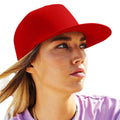 Rouge - Back - Beechfield - Casquette ajustable