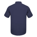 Bleu marine - Back - Henbury - Chemise de travail antibactérienne à manches courtes - Homme