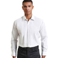 Blanc - Side - Premier - Chemise de travail à manches longues - Homme