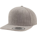 Gris clair-Gris clair - Front - Yupoong - Casquette ajustable classique - Homme