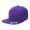 Violet - Front - Yupoong - Casquette ajustable classique - Homme