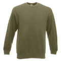 Olive - Front - Fruit Of The Loom - Sweatshirt - Homme