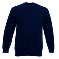 Bleu marine profond - Front - Fruit Of The Loom - Sweatshirt - Homme