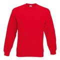 Rouge - Front - Fruit Of The Loom - Sweatshirt - Homme