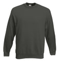 Gris foncé - Front - Fruit Of The Loom - Sweatshirt - Homme