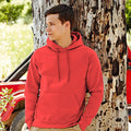 Rouge - Back - Fruit Of The Loom - Sweatshirt à capuche - Homme