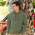 Olive - Back - Fruit Of The Loom - Sweatshirt à capuche - Homme