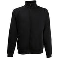 Noir - Front - Fruit Of The Loom - Sweatshirt à fermeture zippée - Homme