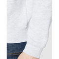 Gris - Back - Fruit Of The Loom - Sweatshirt à fermeture zippée 1 quart - Homme