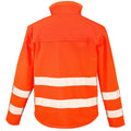 Orange fluo - Back - Result Core - Veste softshell haute visibilité - Homme