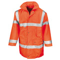 Orange fluo - Front - Result Safeguard - Veste haute visibilité - Homme