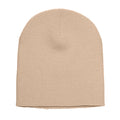 Beige - Front - Yupoong - Bonnet épais - Adulte unisexe