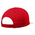 Rouge-Blanc - Back - Yupoong - Casquette de baseball à visière plate - Adulte unisexe