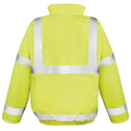 Jaune - Back - Result Core - Veste coupe vent et imperméable, haute visibilité