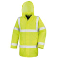 Jaune - Front - Result Core - Veste coupe vent et imperméable, haute visibilité