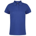 Bleu roi - Front - Asquith & Fox - Polo uni - Femme