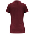 Bordeaux - Back - Asquith & Fox - Polo uni - Femme