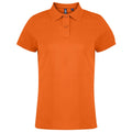 Orange - Front - Asquith & Fox - Polo uni - Femme