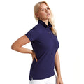 Bleu marine - Back - Asquith & Fox - Polo uni - Femme