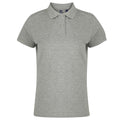 Gris - Front - Asquith & Fox - Polo uni - Femme