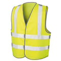 Jaune fluo - Front - Result - Gilet haute visibilité - Homme