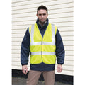 Jaune fluo - Side - Result - Gilet haute visibilité - Homme