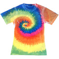 Arc-en-ciel - Front - Colortone Rainbow - T-shirt teinté à manches courtes - Femme