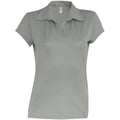 Gris - Front - Kariban Proact - Polo sport - Femme