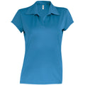 Bleu eau - Front - Kariban Proact - Polo sport - Femme