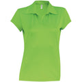 Vert citron - Front - Kariban Proact - Polo sport - Femme