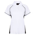 Blanc-Noir - Front - Finden & Hales - Polo sport - Femme