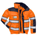 Orange-Noir - Back - Portwest - Veste bomber haute visibilité - Homme