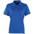 Bleu roi - Front - Premier Coolchecker - Polo à manches courtes - Femme