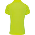 Jaune néon - Back - Premier Coolchecker - Polo à manches courtes - Femme