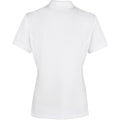 Blanc - Back - Premier Coolchecker - Polo à manches courtes - Femme