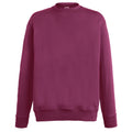 Bordeaux - Front - Fruit Of The Loom - Sweatshirt uni - Homme