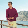 Bordeaux - Back - Fruit Of The Loom - Sweatshirt uni - Homme