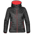 Noir-Rouge - Front - Stormtech Gravity - Veste rembourrée - Femme