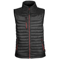 Noir-Rouge - Front - Stormtech - Doudoune sans manches GRAVITY - Homme