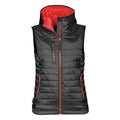 Noir-Rouge - Front - Stormtech Gravity - Veste rembourrée sans manches - Femme