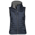 Bleu marine-Gris foncé - Front - Stormtech Gravity - Veste rembourrée sans manches - Femme