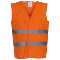 Orange - Front - Yoko - Gilet de sécurité - Hommes