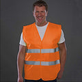 Orange - Back - Yoko - Gilet de sécurité - Hommes