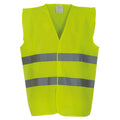 Jaune - Front - Yoko - Gilet de sécurité - Hommes